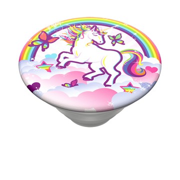 PopSockets 二代 可替換PopGrip 美國 No.1 時尚手機支架 泡泡帽(無底座) 彩虹獨角獸