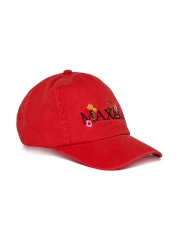 MAX&Co. Kids - floral logo-embroidered baseball cap - kids - Cotton - 56 cm