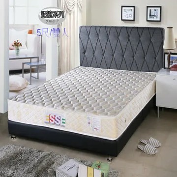《ESSE御璽名床》2.5硬式護背記憶床墊5x6.2尺-雙人