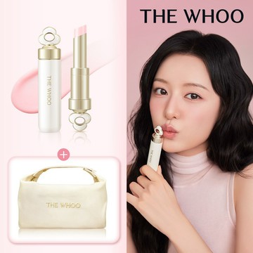 送給可愛的妳🌸【WHOO 后】初綻花語潤色護唇膏１＋１組🎁贈限量象牙色手袋｜甜潤花瓣粉唇、金智媛同款💕LINE禮物限定