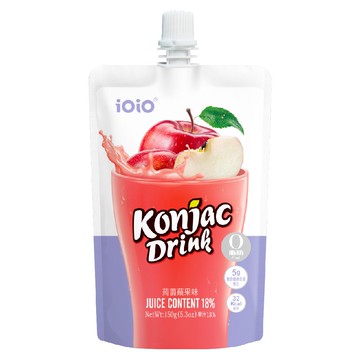 iOiO超口感蘋果蒟蒻150g*6