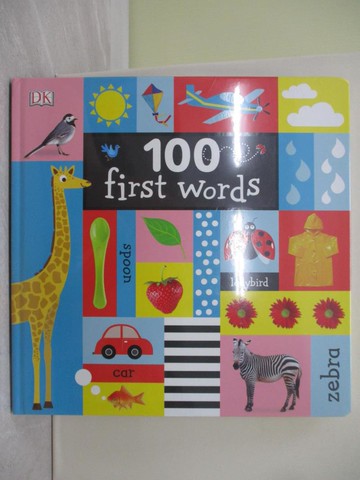 【書寶二手書T1／少年童書_ZGN】100 First Words_DK