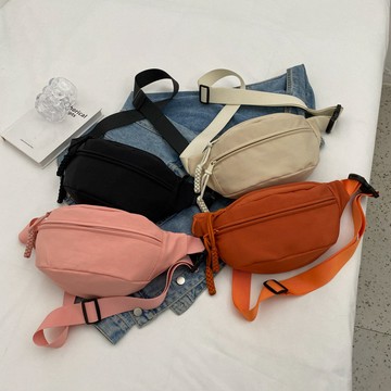 🔥新款🔥斜挎胸包帆布休閒包包女潮夏天運動小衆百搭ins腰包多功能腰包 男女通用腰包 多口袋工作腰包 7I7V