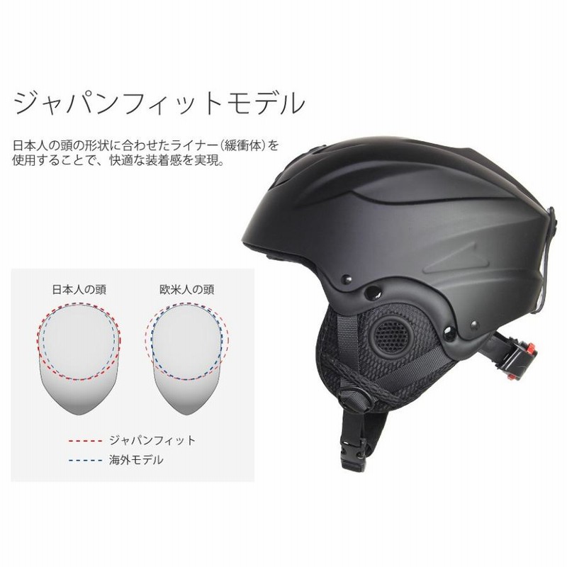 ヘルメット キッズ ジュニア 子供用 スキーウェアなどと合わせて