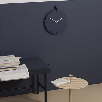 Design Bite 掛牆時鐘 附同色掛勾 (6色可選)