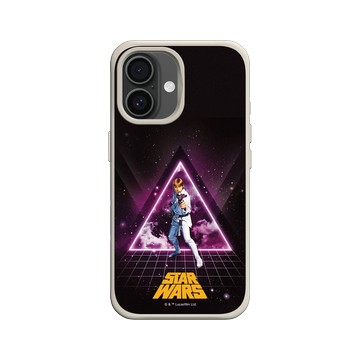 iPhone 16 SolidX 貝殼灰 - 迪士尼-星際大戰 Star Wars - 天行者路克-復古系列