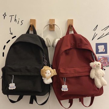 背包女雙肩包2025新款輕巧時尚少女書包中學生設計感小眾女生ins