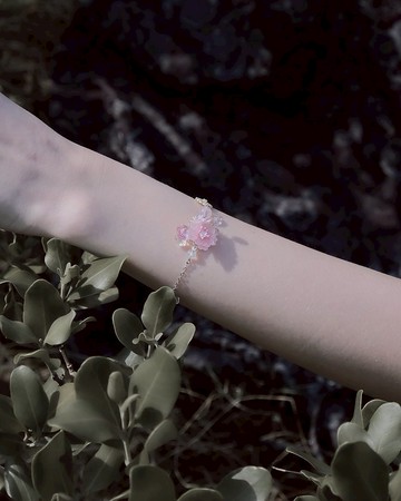 細語琉璃櫻天然石手鏈