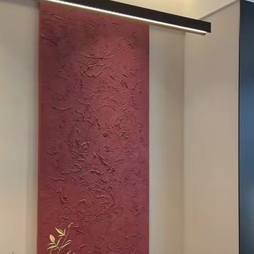 ZX.手繪油畫侘寂純色裝飾畫輕奢現代客廳沙發背景厚肌理抽象掛畫