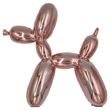 GREEN TREE PRODUCTS 氣球狗造型擺飾  中  粉色