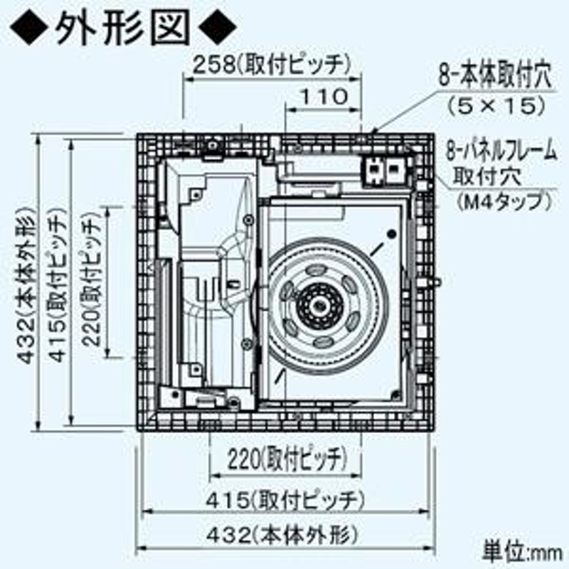 パナソニック 換気扇【F-PML20】 天井埋込形空気清浄機 【公式通販】