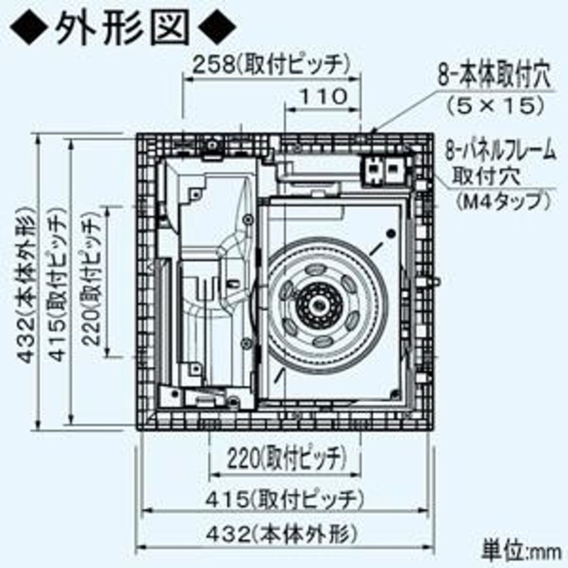 パナソニック ［F-PML20］ 天井埋込形空気清浄機 FPML20 - その他の