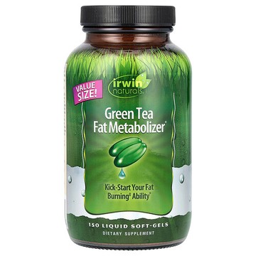 Irwin Naturals, 綠茶脂肪代謝，150粒液體軟膠囊