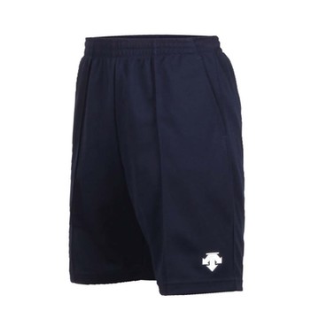 DESCENTE 迪桑特 男排球短褲-運動 慢跑 訓練 五分褲 DSP-1602BT-NVY 丈青白