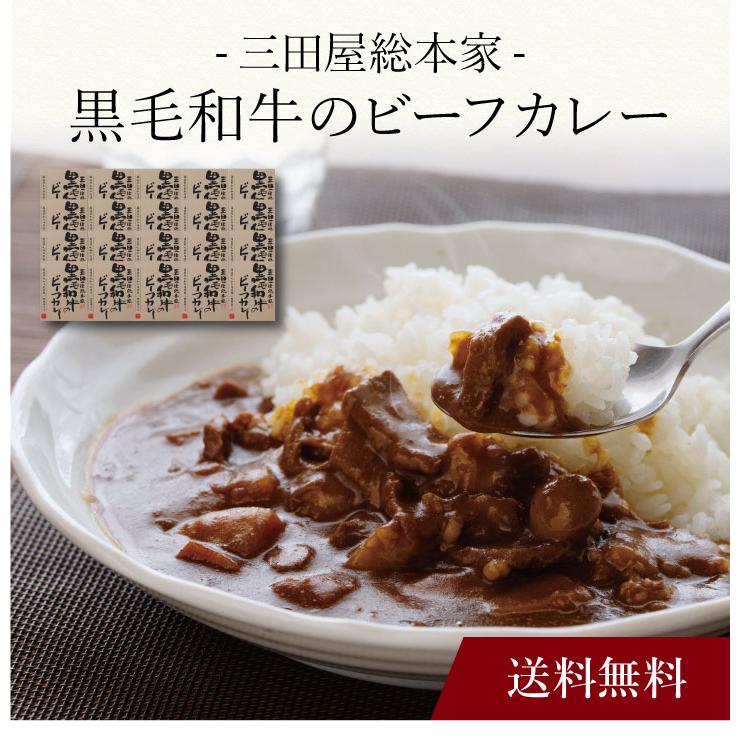 お取り寄せ 送料無料 内祝い 〔 三田屋総本家 黒毛和牛のビーフカレー(20食) 〕 出産内祝い 新築内祝い 快気祝い カレーシチュー