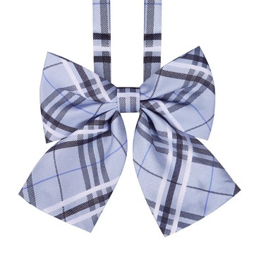 日系淺藍格子領花領結領繩女學院風飄帶免打jk領結蝴蝶結水手服