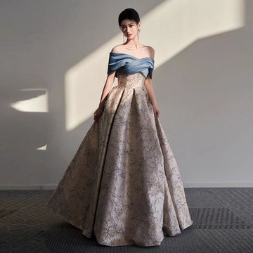 大碼晚禮服胖mm顯瘦大氣高級感成人禮學生藝考禮服新娘結婚敬酒服