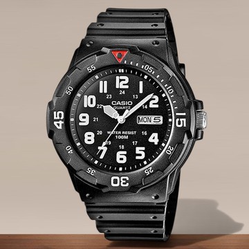 MRW-200H-1B 運動休閒 當兵學生 防水100米指針錶