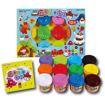 風車圖書-創意小麥黏土12色