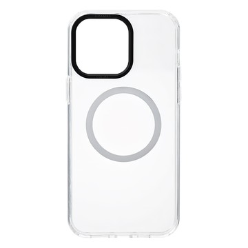 GRAMAS Rim-ix 強磁 MagSafe 軍規防摔手機殼 邊框TPU緩衝材料  iPhone 14  透明