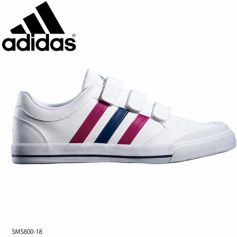 ナースシューズ 白 アディダス スニーカー Sms800 18 ピンク ネイビー 面ファスナータイプ Adidas 通販 Lineポイント最大get Lineショッピング