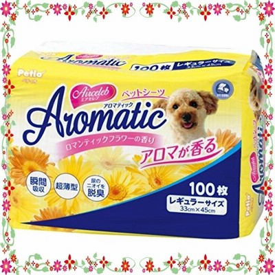 ペティオ (Petio) エアセレブ アロマティック ペットシーツ レギュラー 100枚入