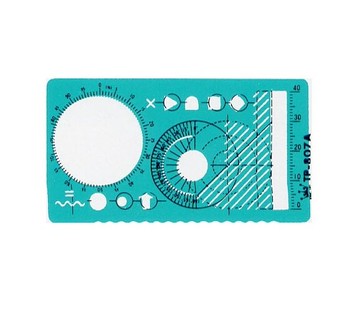 Life 徠福 TP-807A 名片型定規 (90 x 50 x 0.5mm)【APP滿額下單10%點數(單一帳號最高5000點)】1/31止