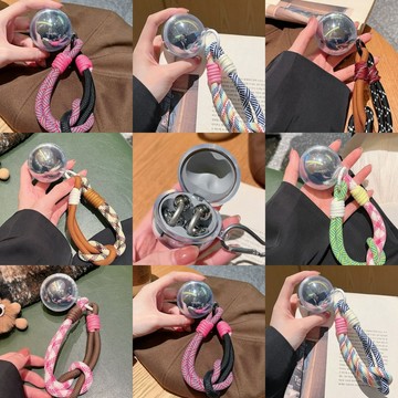 HUAWEI華為 FreeClip 2真無線耳夾式耳機殼 華為 FreeClip2典藏版藍牙耳機套 水晶透明軟殼 附掛繩