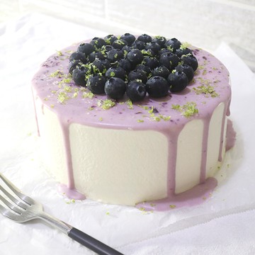 【奶油先生】檸香藍莓戚風 (6吋)  生日蛋糕｜聖誕派對蛋糕