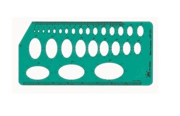 Life 徠福 TP-202A 橢圓定規 (111 x 233 x 0.8mm)【APP滿額下單10%點數(單一帳號最高5000點)】1/31止