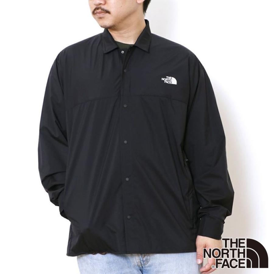 【THE NORTH FACE】スワローテイルシャツ/無地/ナイロン/ロゴ/新品