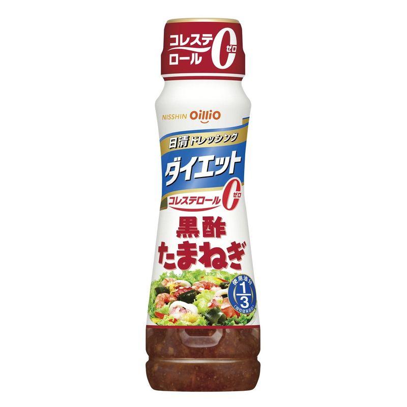 日清オイリオ ドレッシングダイエット黒酢たまねぎ 185ml×4本