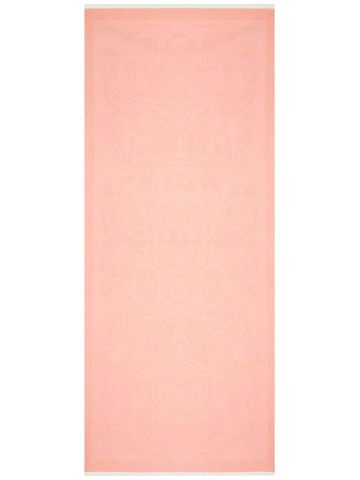 ETRO - paisley-jacquard cotton scarf - women - Modal/Cotton - One Size - Pink