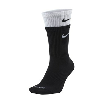 NIKE 男中筒雙層襪(Dri-FIT 襪子 長襪 訓練 慢跑「DD2795-011」≡排汗專家≡