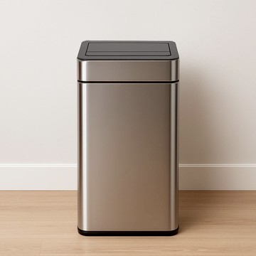 40L不鏽鋼雙開除臭炫光感應垃圾桶 ELPH238DU