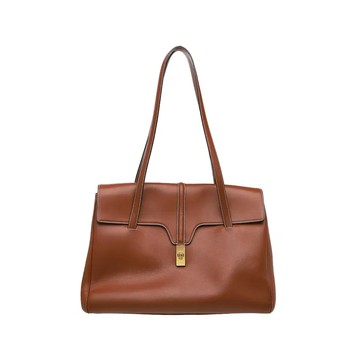 CELINE SOFT 16 皮革大型手提包肩背包