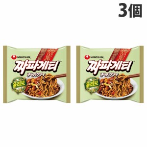 農心ジャパン チャパゲティ 袋麺 140g×3袋 袋タイプ パスタ ジャージャン麺 韓国風 韓国即席麺