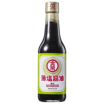 金蘭 薄鹽醬油(500ml)