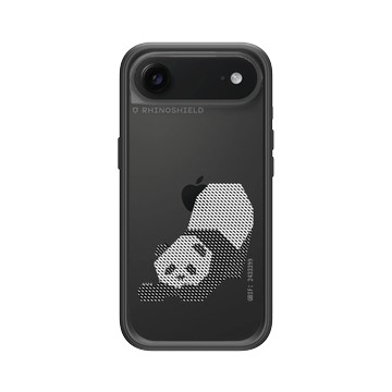 iPhone Air Mod NX -邊框背蓋組合 (相機按鈕) 黑 - The Wildlife Collection 動物野境系列 - 大熊貓