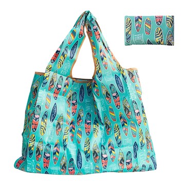 環保折疊寬肩帶大容量購物袋(2入組)-A款(贈環保飲料杯套)