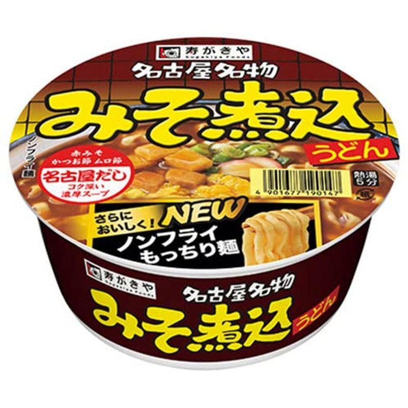 寿がきや カップ みそ煮込うどん 106g×12個入