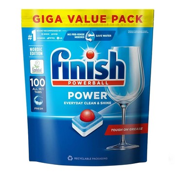 finish 洗碗機全效合一洗碗塊 100個  1.7kg  1包
