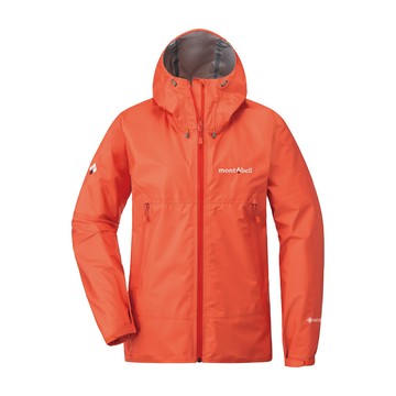 mont-bell 日本 女 storm cruiser gore-tex風雨衣珊瑚粉11286