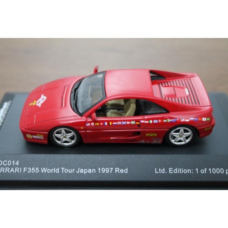 iXO 1/43 Ferrari F355 GTB 97ワールドツアー MDC014 | LINEショッピング