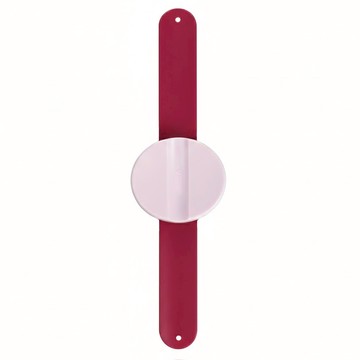 Clover 可樂牌 腕表型磁針盒 (附盒蓋) 尺寸 6x5.5x1.5cm  粉色  1盒