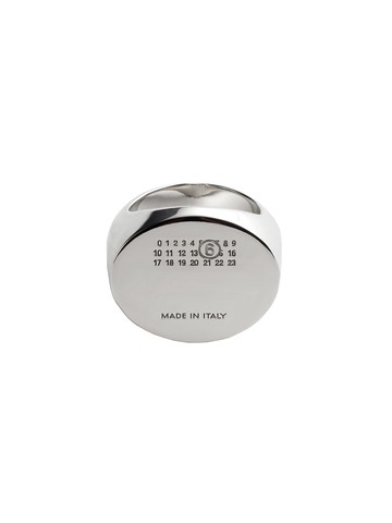 mm6 maison margiela "numeric signet" ring