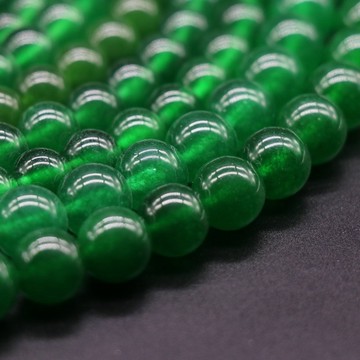 KJ--153-馬來玉髓圓珠散珠子4~12mm DIY手鏈項鏈耳環古風發簪頭飾批發