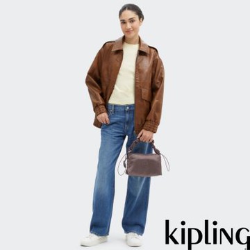 『拉拉包』Kipling 簡約摩卡手提肩背兩用包-ELENI