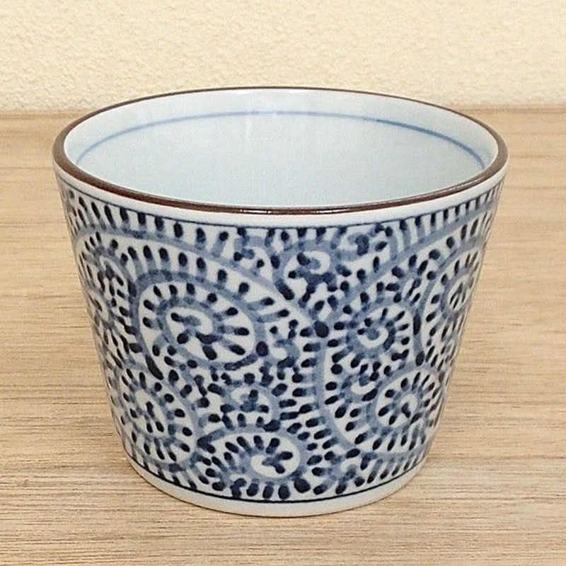 そば猪口 タコ唐草 蕎麦猪口 そばちょこ おしゃれ 和食器 業務用 美濃焼 9b305 49 通販 Lineポイント最大get Lineショッピング