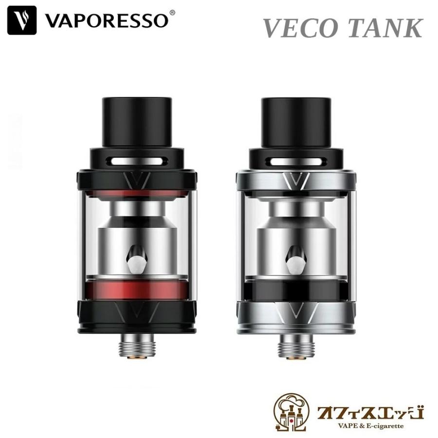 Vaporesso VECO TANK 2mL 22mm ベイパレッソ ベパレッソ ベコタンク クリアロ クリアマイザー タンク 電子タバコ ベイプ vape [X-75]